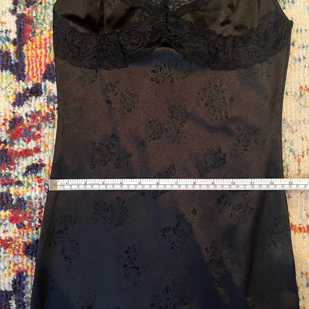 Motel Rocks Slip Mini Black Lace Dress - Picture 6 of 9